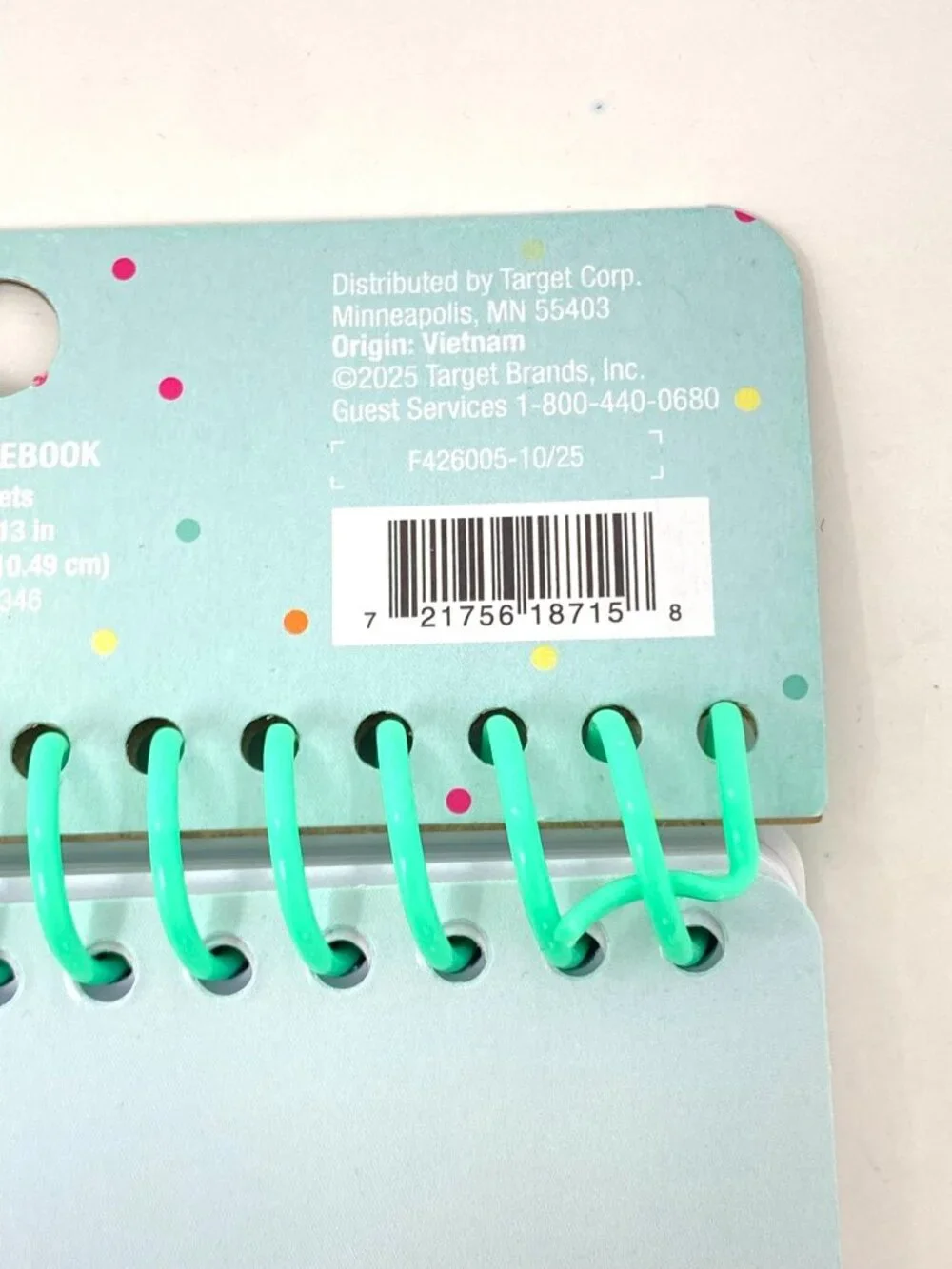 Target Easter Frog Spiral Mini Notebook 75 Pages - Spritz™ Stationery